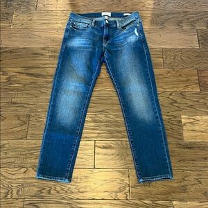 Frame Denim Le Garçon Straight Leg Mid Rise Size 27